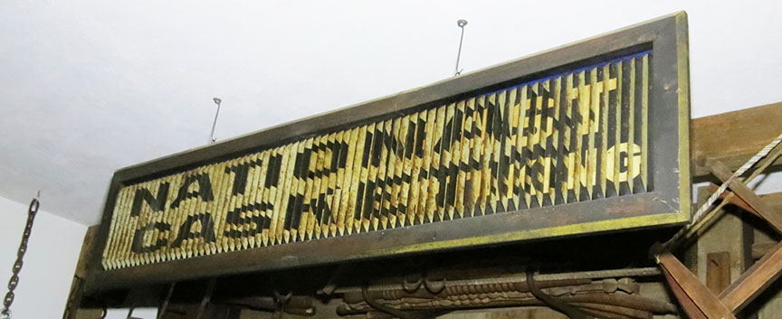 National Casket Company sign