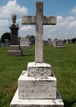 John Heck Gravestone