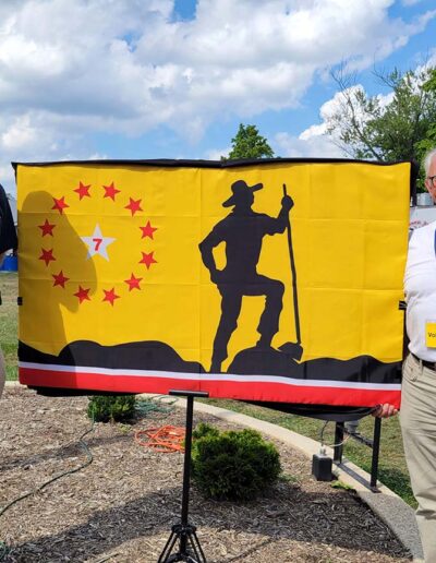 RE-unveiling of Boonsboro's flag