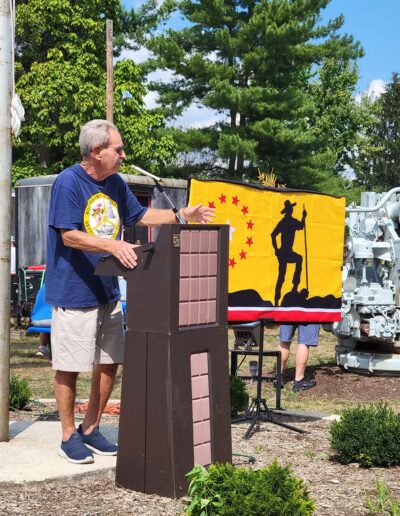 RE-unveiling of Boonsboro's flag